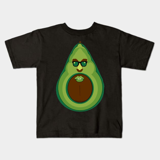 Avocado Incognito Kids T-Shirt by Zenferren